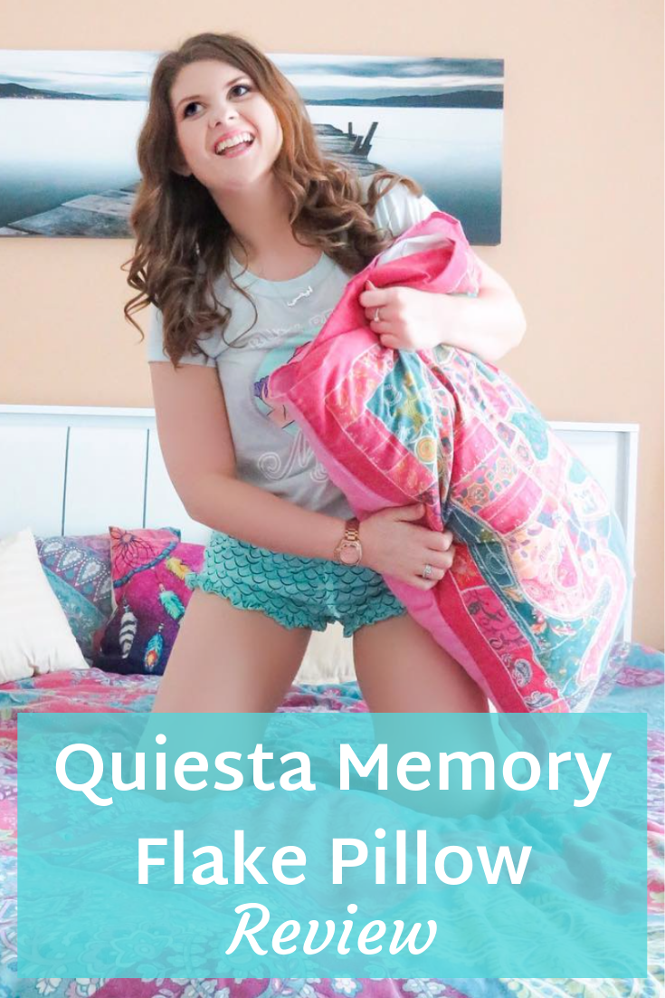 quiets memory flake pillow